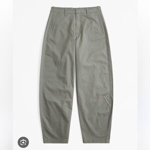 LIKE NEW Abercrombie & Fitch Green Barrel Pants